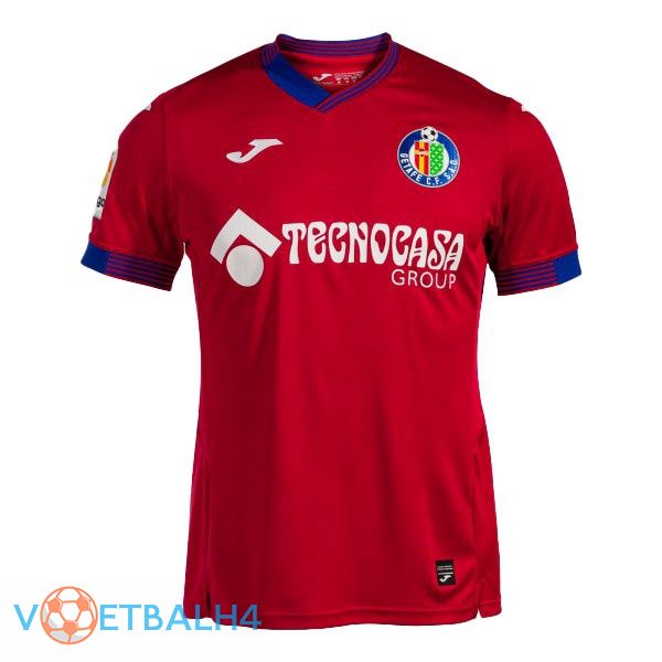 FC Getafe CF voetbal jerseys uit rood 2022-2023