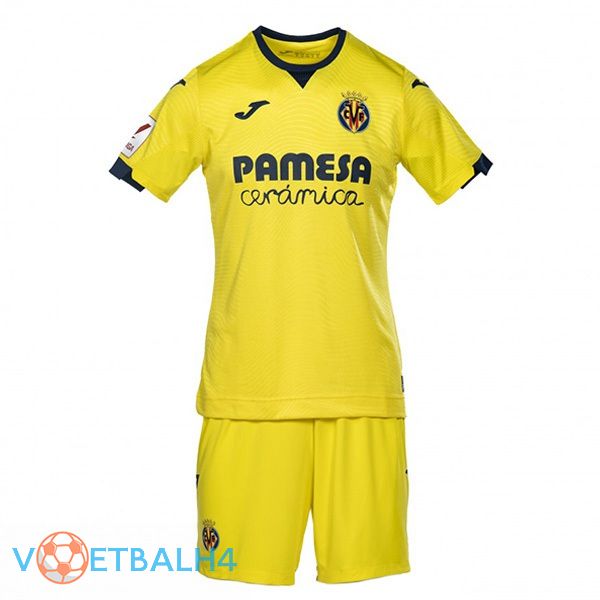 Villarreal kinderen voetbal jersey thuis geel 2023/2024