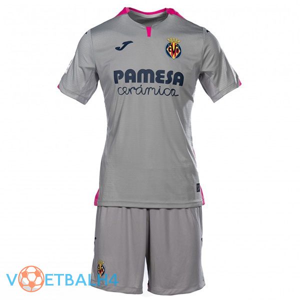 Villarreal kinderen voetbal jersey derde grijs 2023/2024