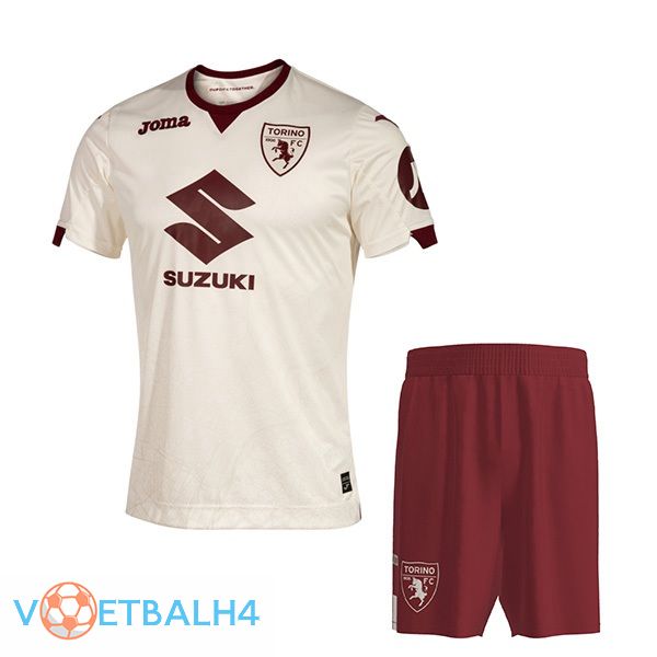 Torino FC kinderen voetbal jersey uit geel 2023/2024