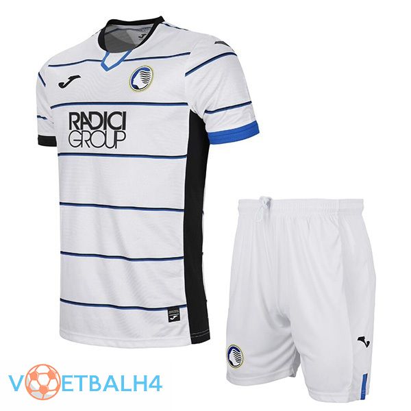 Atalanta kinderen uit voetbal jersey wit 2023/2024