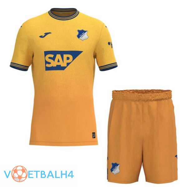 TSG Hoffenheim kinderen voetbal jersey derde geel 2023/2024