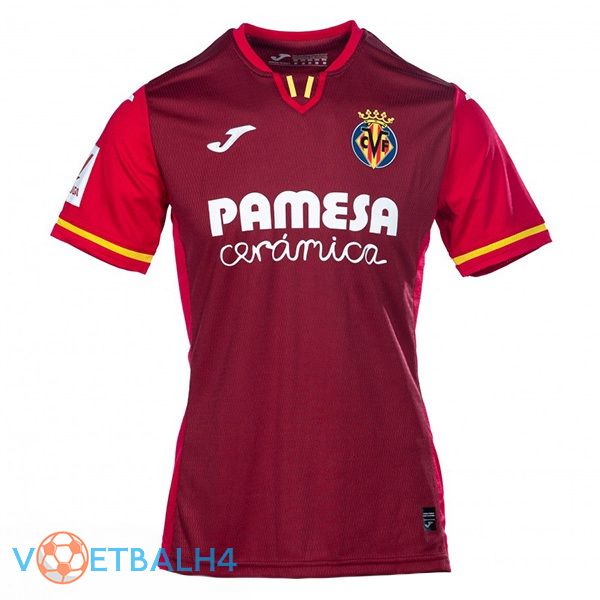 Villarreal voetbal jersey uit rood 2023/2024