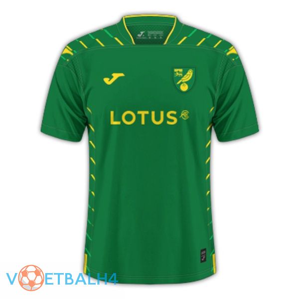 Norwich City voetbal jersey uit groente 2023/2024