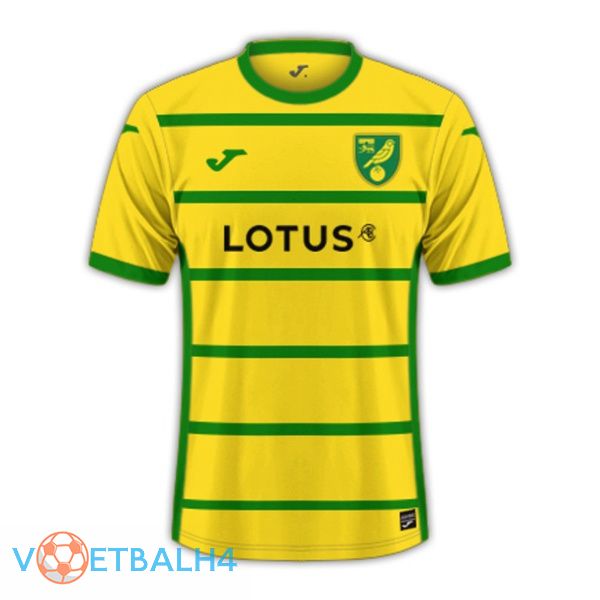 Norwich City voetbal jersey thuis geel 2023/2024