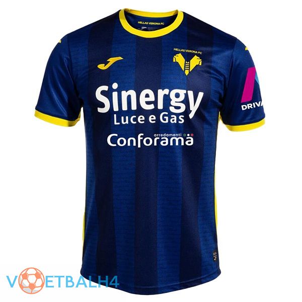 Hellas Verone voetbal jersey thuis blauw 2023/2024