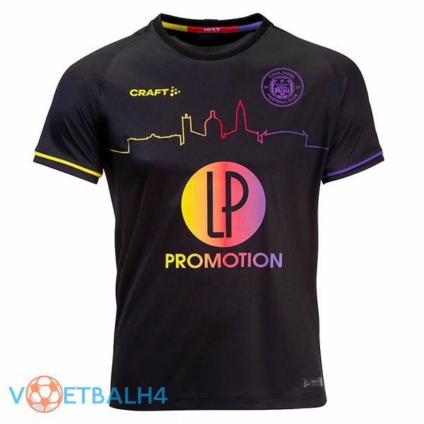 Toulouse voetbal jersey uit zwart 2022/2023