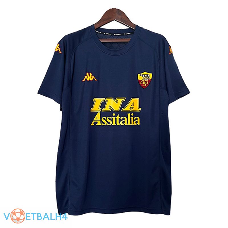 AS Roma Retro derde voetbal jersey 2000/2001