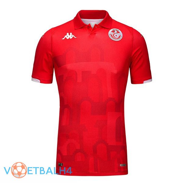 Tunisia thuis voetbal jersey rood 2024/2025