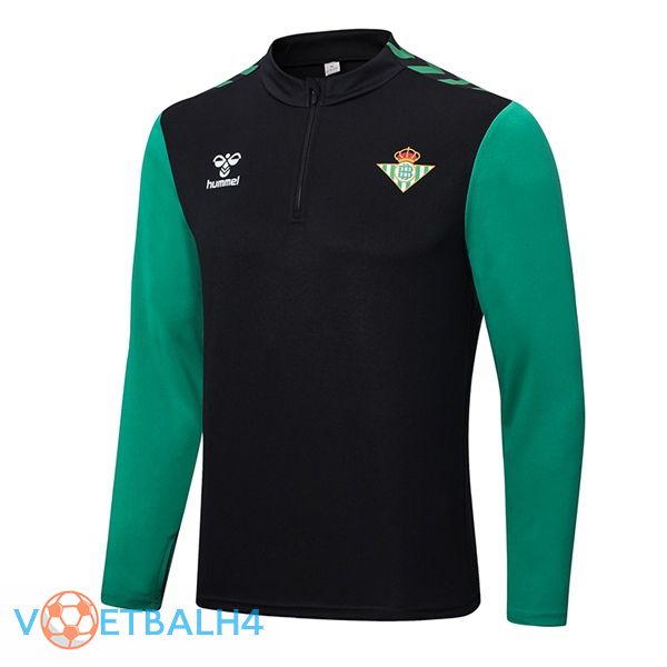 Real Betis Training Sweatshirt zwart groente 2022/2023