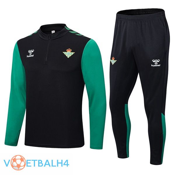 Real Betis trainingspak zwart groente 2022/2023