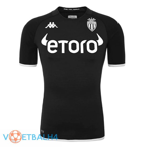 AS Monaco voetbal jersey uit zwart 2022/2023