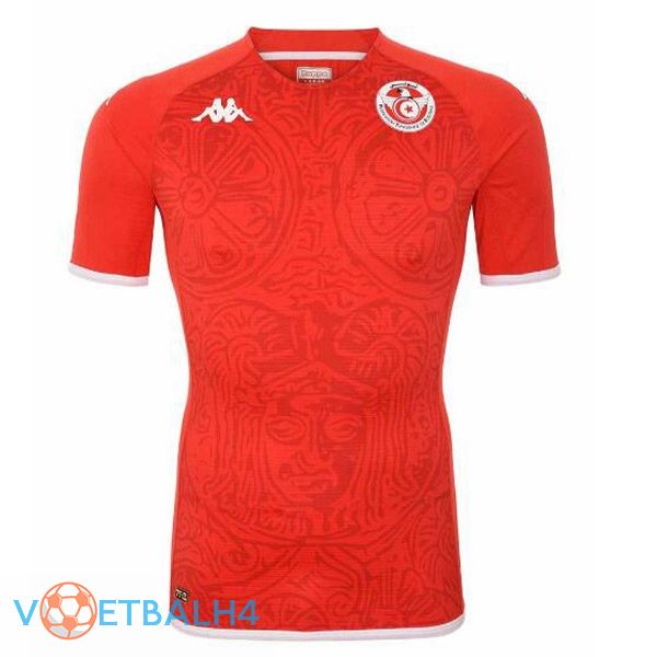 Tunisia voetbal jersey thuis rood 2022/2023