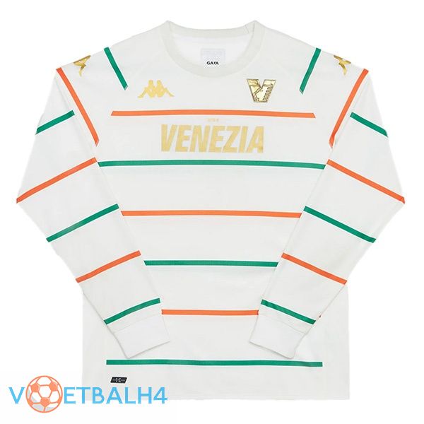 Venise FC voetbal jersey uit lange mouwwit 2022/2023