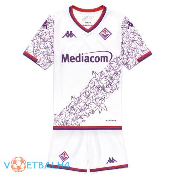 ACF Fiorentina kinderen voetbal jersey thuis wit 2023/2024