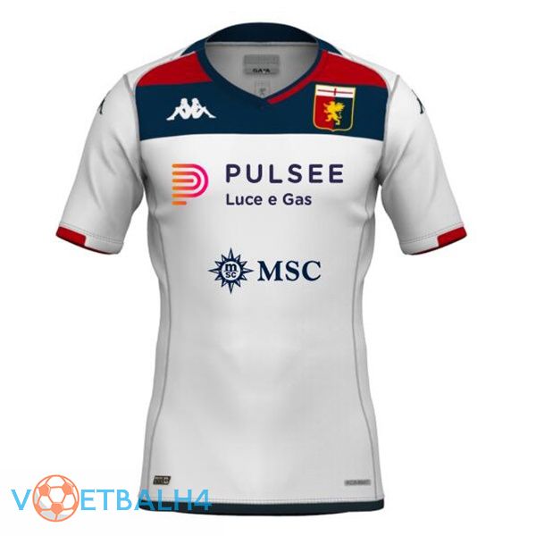 Genoa CFC voetbal jersey uit wit 2023/2024