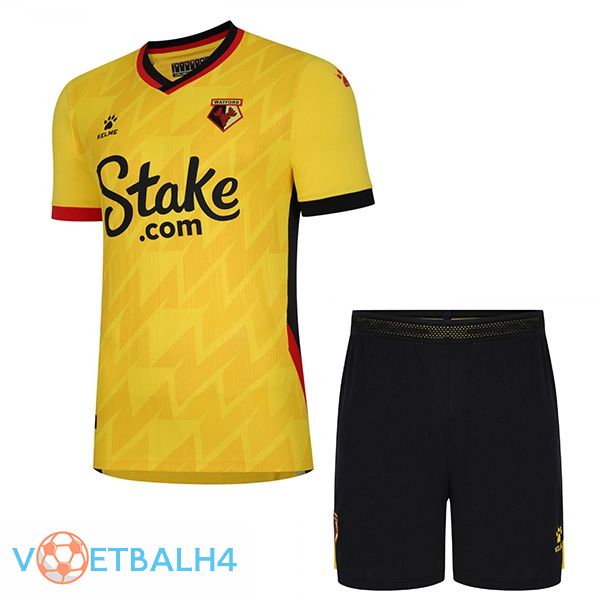 Watford FC kinderen voetbal jerseys thuis geel 2022-2023