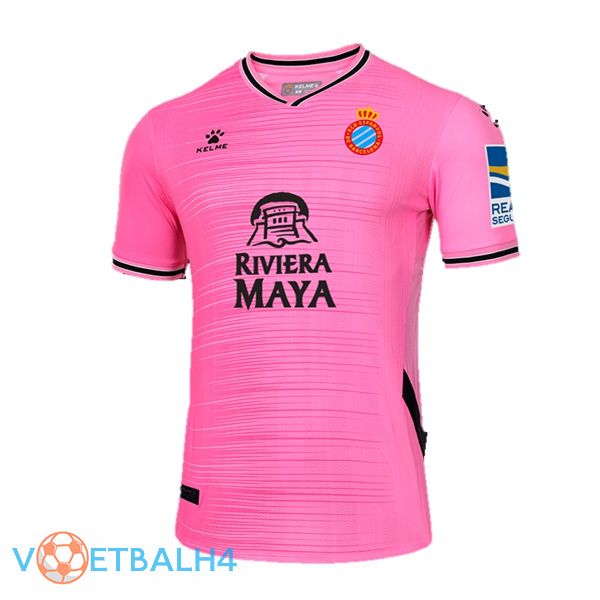 FC RCD Espanyol voetbal jerseys uit Rose 2022-2023