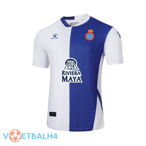 FC RCD Espanyol voetbal jerseys derde blauw wit 2022-2023