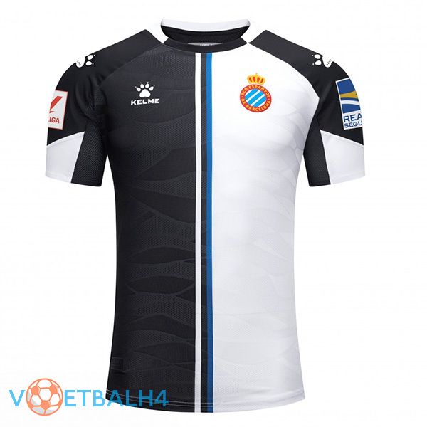 RCD Espanyol voetbal jersey derde zwart wit 2023/2024