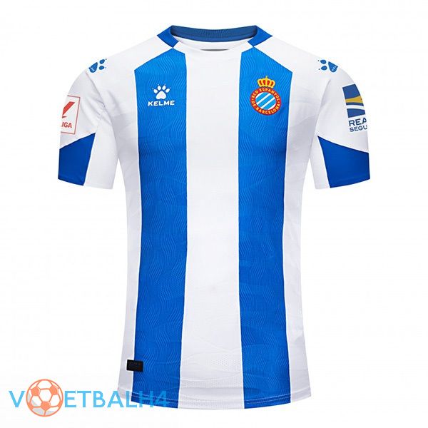 RCD Espanyol voetbal jersey thuis blauw wit 2023/2024