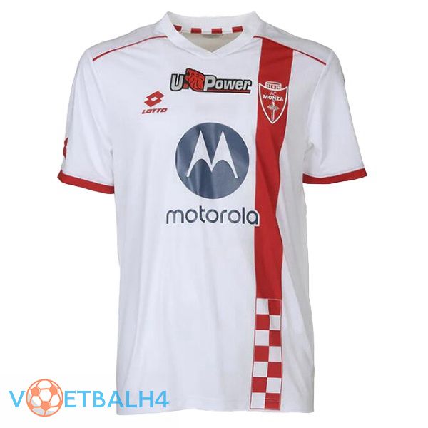 AC Monza voetbal jersey uit wit 2023/2024