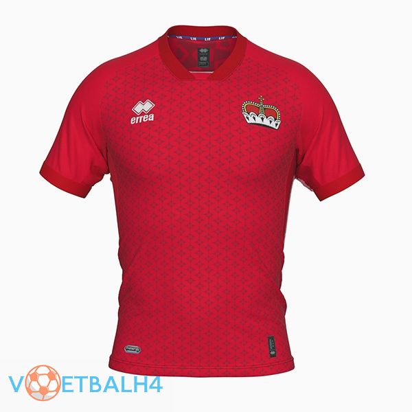 Liechtenstein jersey uit rood 2022/2023