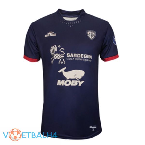 Cagliari Calcio derde voetbal jersey blauw koninklijk 2023/2024