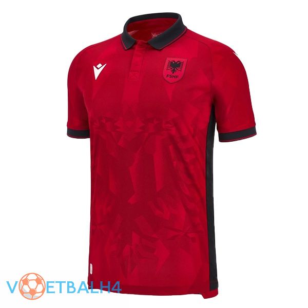 Albanië thuis voetbal jersey rood 2023/2024