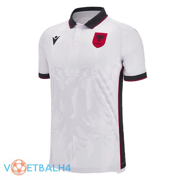 Albanië uit voetbal jersey wit 2023/2024