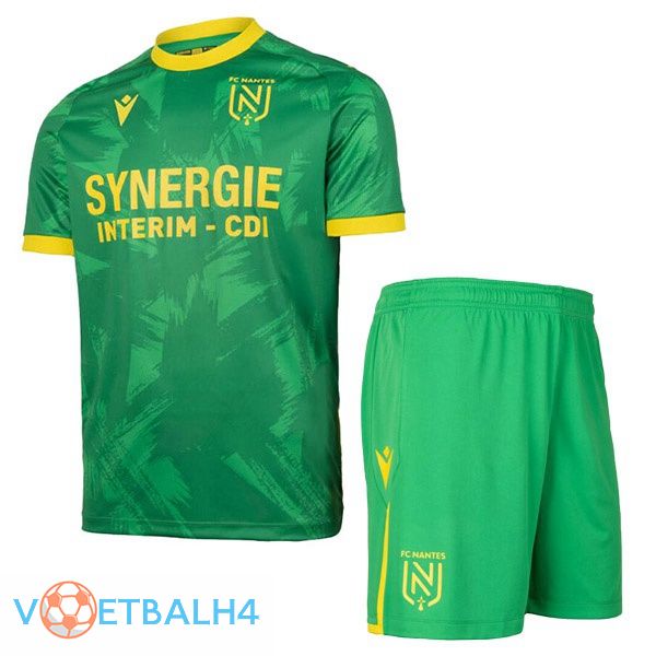 FC Nantes kinderen voetbal jerseys uit groente 2022-2023