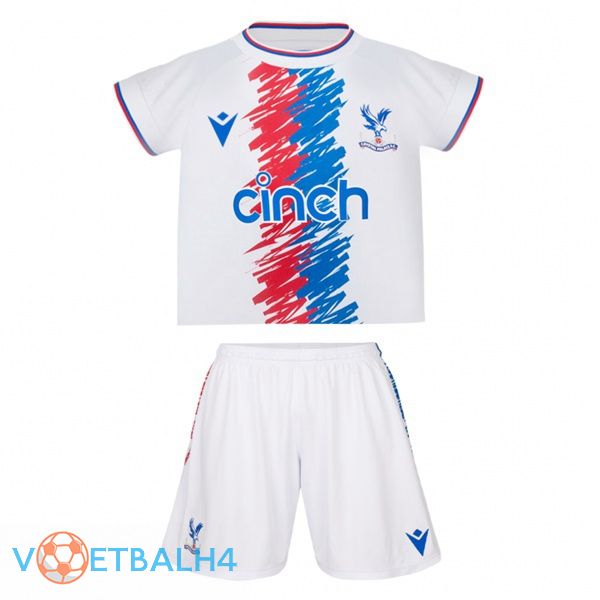 Crystal Palace kinderen voetbal jerseys thuis wit 2022-2023