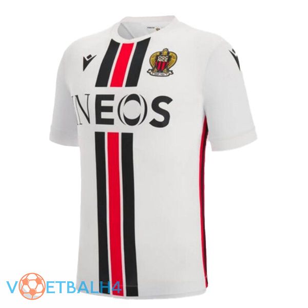 OGC Nice voetbal jerseys thuis wit 2022-2023