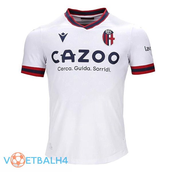 Bologna voetbal jerseys uit wit 2022-2023