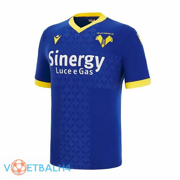 Hellas Verone voetbal jersey thuis blauw 2022/2023