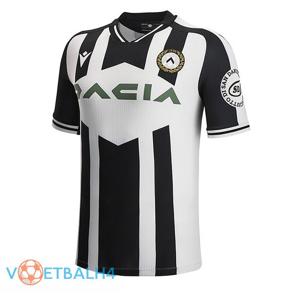 Udinese Calcio voetbal jersey thuis zwart wit 2022/2023