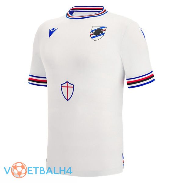 UC Sampdoria voetbal jersey uit wit 2022/2023