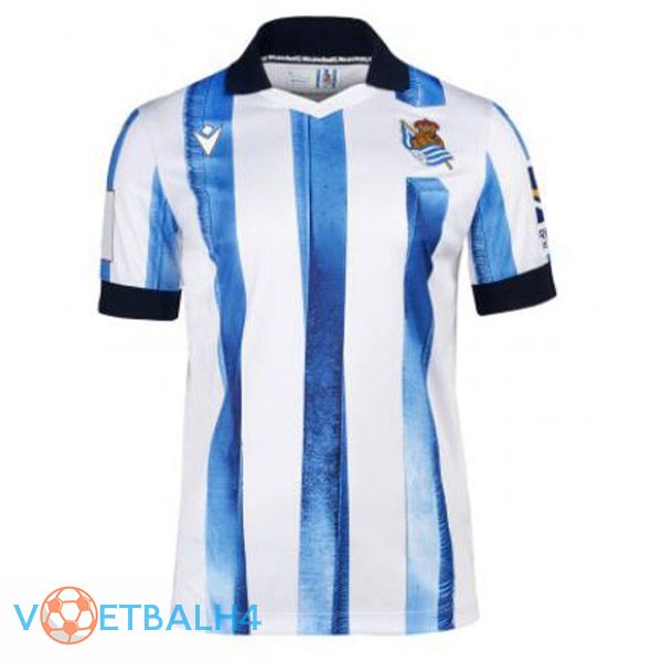 Real Sociedad voetbal jersey thuis rood wit 2023/2024