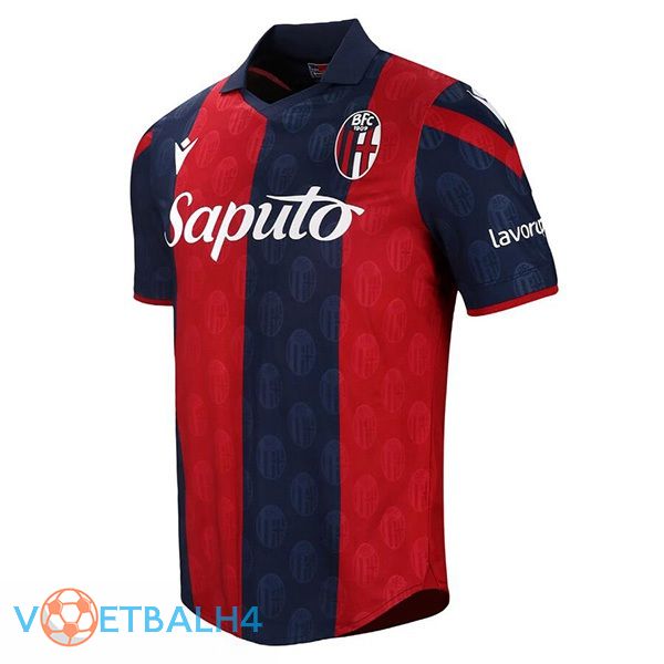 Bologne thuis voetbal jersey blauw rood 2023/2024