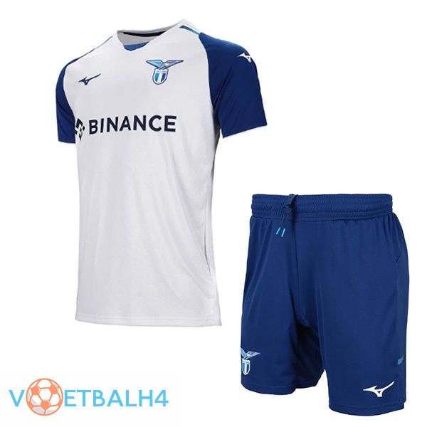 SS Lazio kinderen voetbal jersey derde wit 2022/2023