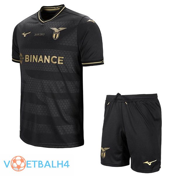 SS Lazio kinderen voetbal jersey Speciale editie zwart 2022/2023