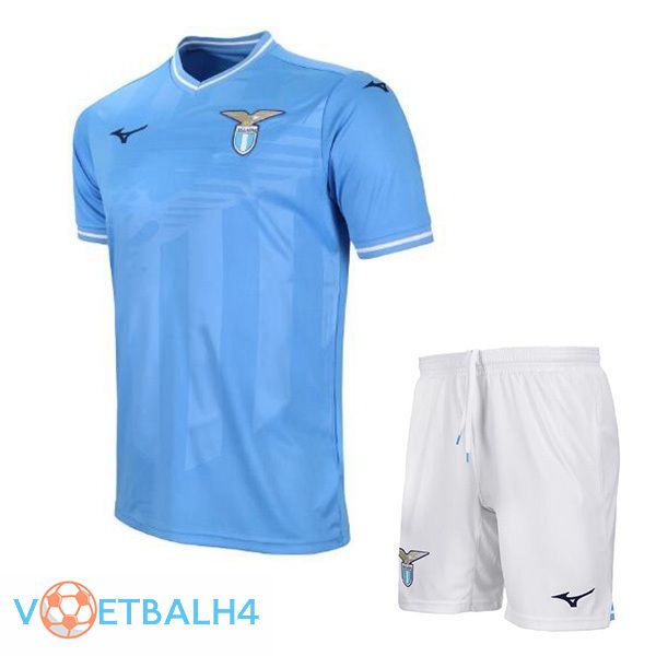 SS Lazio kinderen voetbal jersey thuis blauw 2023/2024