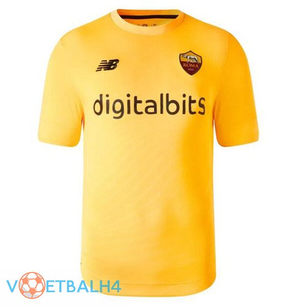 AS Roma doelman voetbal jerseys oranje 2022-2023