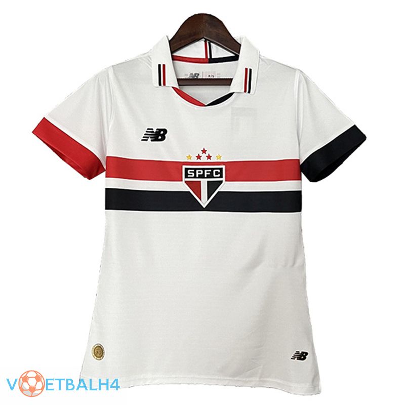 Sao Paulo FC Dames thuis voetbal jersey 2024/2025