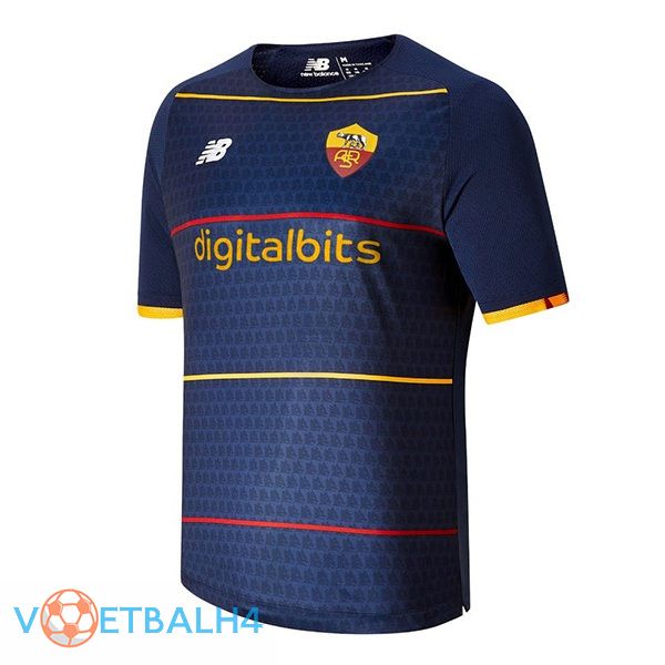 AS Roma vierde jersey blauw 21/22