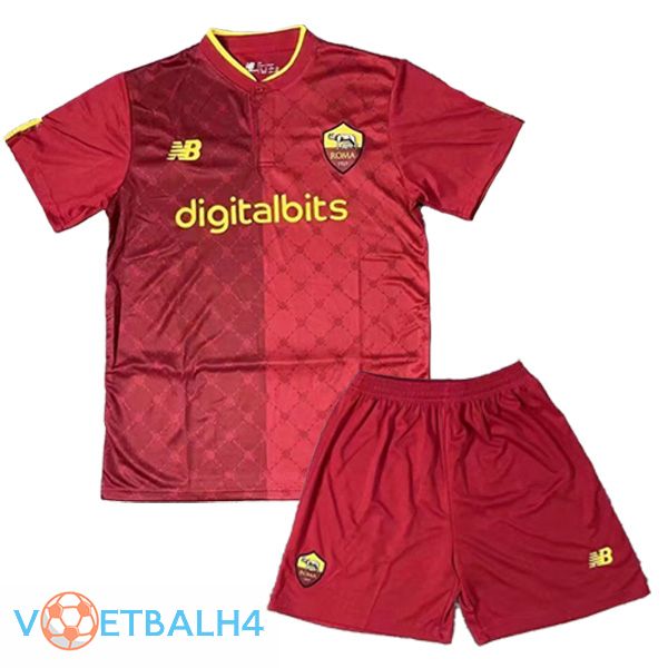 AS Roma jersey thuis kinderen rood 2022/2023