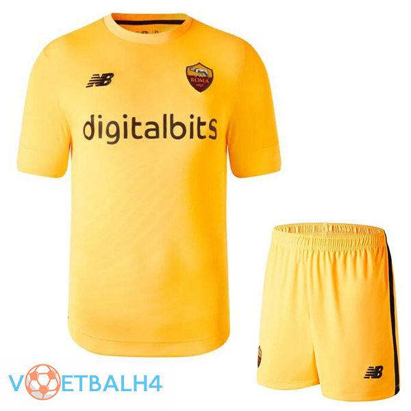 AS Roma doelman voetbal jerseys oranje 2022-2023