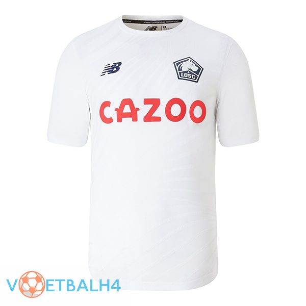 Lille OSC voetbal jerseys uit wit 2022-2023