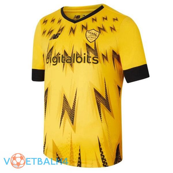 AS Roma voetbal jersey geel 2022/2023