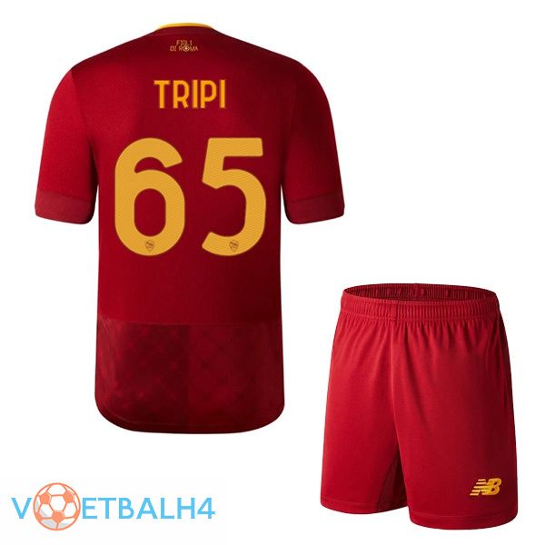 AS Roma (TRIPI 65) jersey thuis kinderen rood 2022/2023